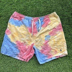 Ralph Lauren Tie-Dye Seersucker Shorts